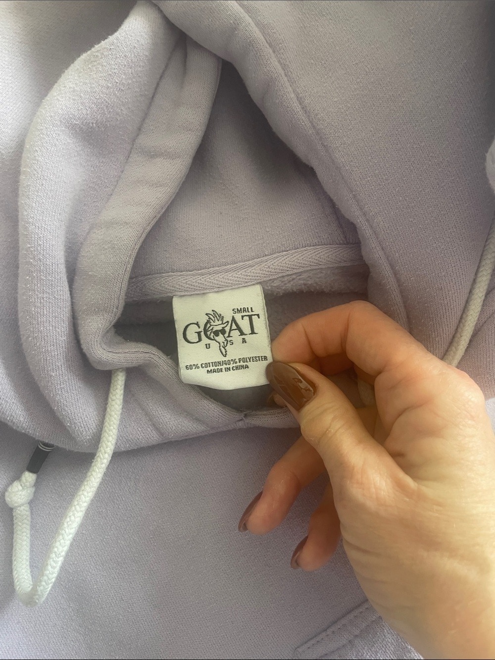 GOAT Lax Hoodie with Embroidered Goat Logo - Picture 6 of 6